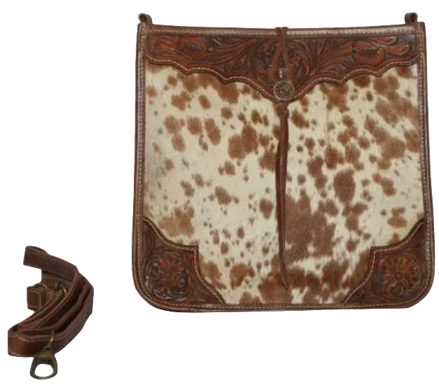 Tan Jersey Leather Handbag — style WC-0011