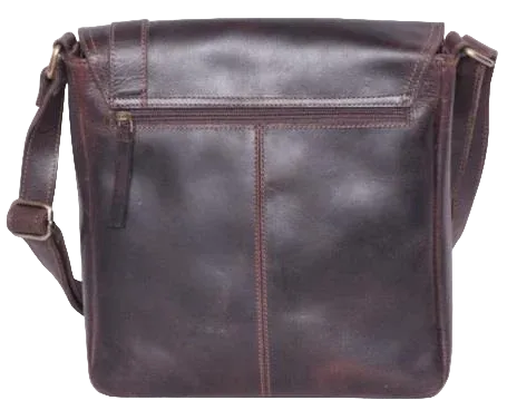 Black Leather Handbag — style WC-0021