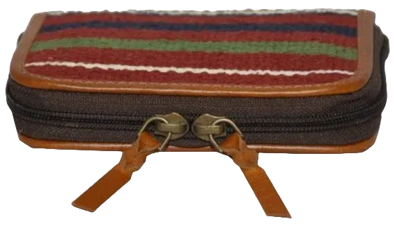 Multi Colour Leather Card Wallet — style WC-0023